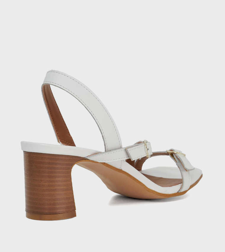 JIA Open Toe Block Heel Sandals