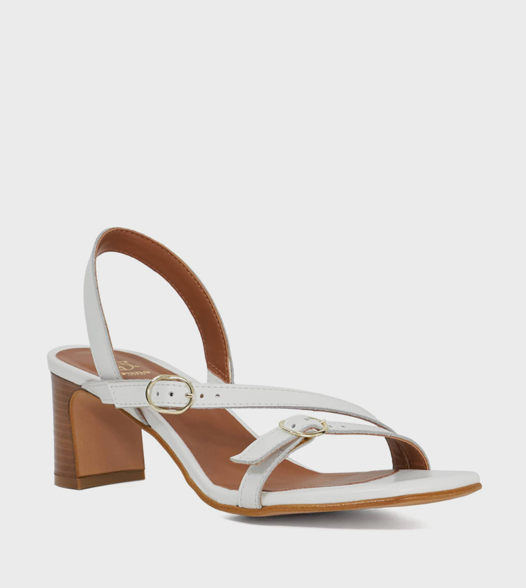 JIA Open Toe Block Heel Sandals