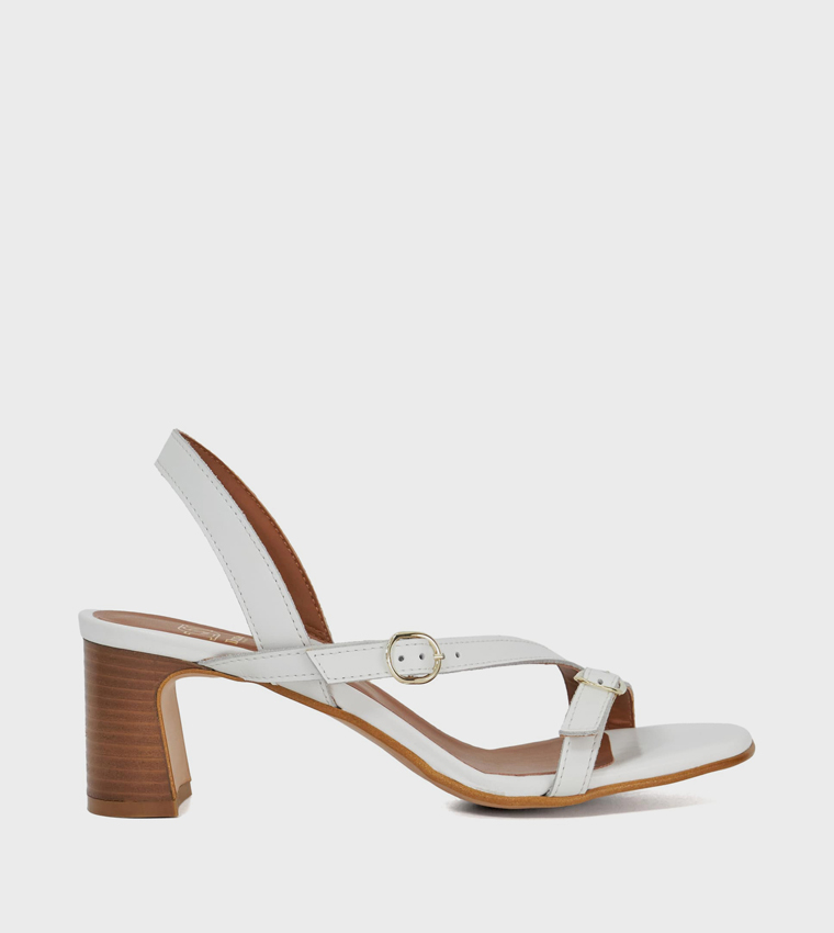 JIA Open Toe Block Heel Sandals