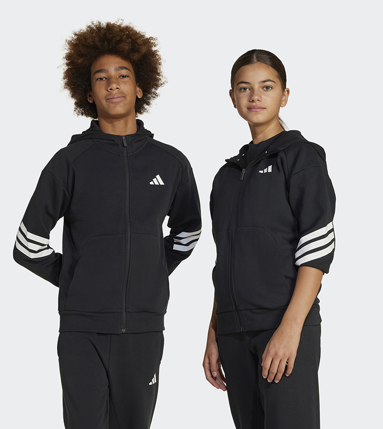 Future Icons 3-Stripes Full-Zip Hooded Track Jacket
