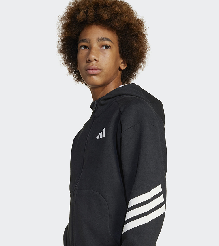 Future Icons 3-Stripes Full-Zip Hooded Track Jacket