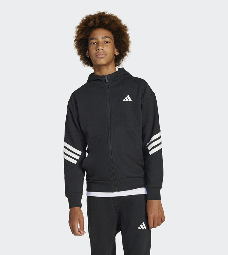 Future Icons 3-Stripes Full-Zip Hooded Track Jacket