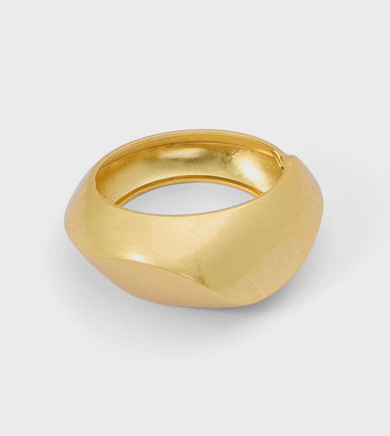JOHAN Gold-Tone Statement Bangle