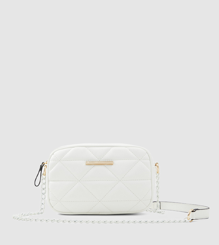 Buy Call It Spring Quilted Sling Bag In White 6thStreet Qatar