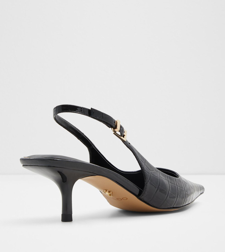 JOSITA Textured Slingback Pumps