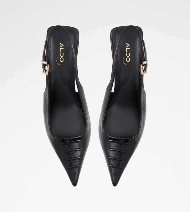 JOSITA Textured Slingback Pumps