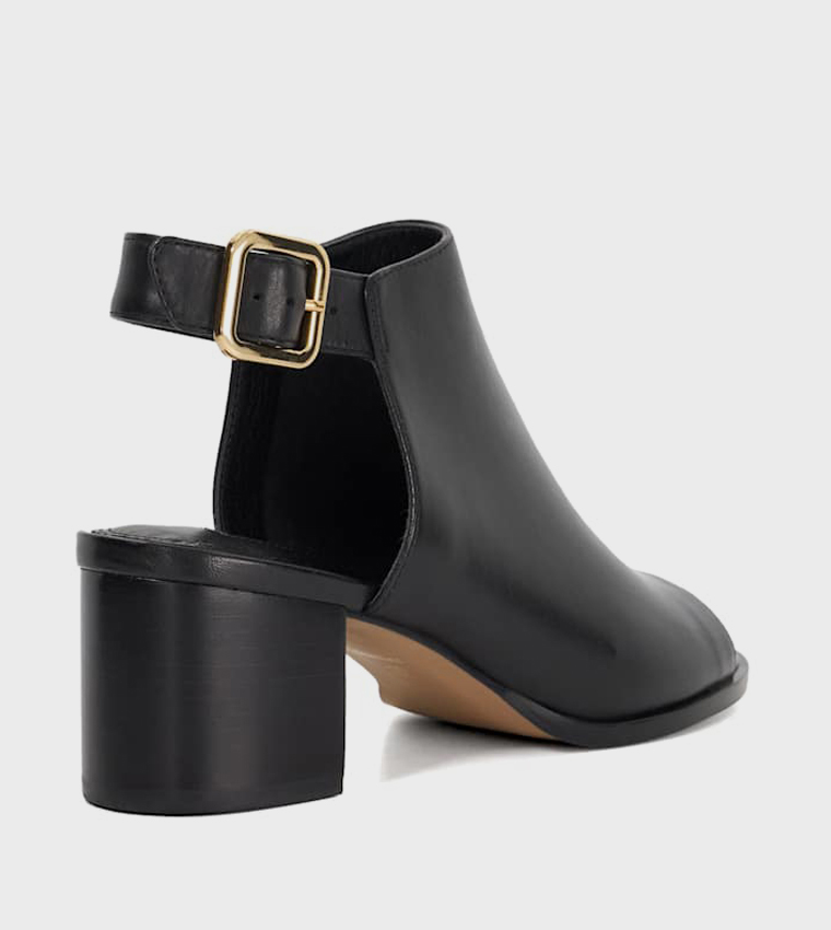 JOUPIN Peep Toe Block Heel Sandals