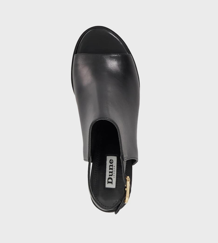 JOUPIN Peep Toe Block Heel Sandals