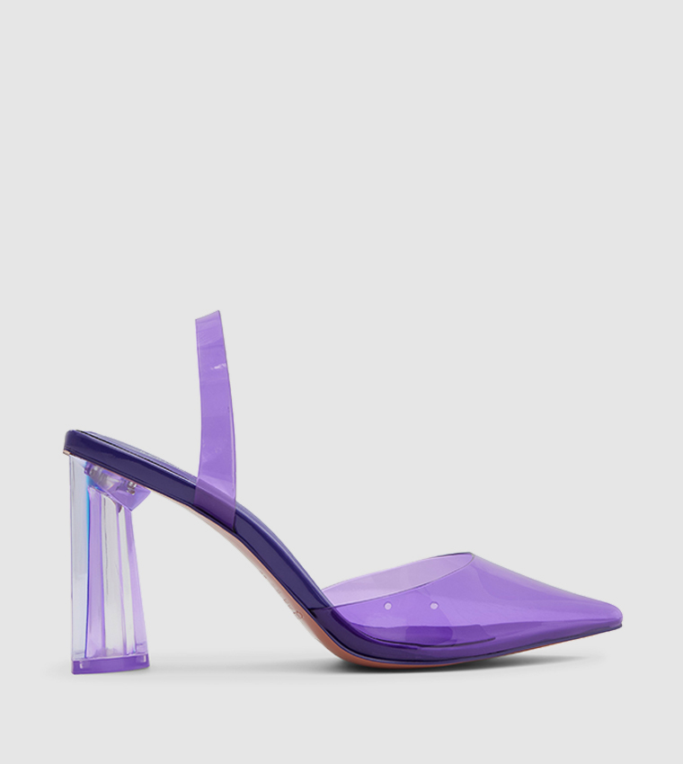Purple slingback heels 2025