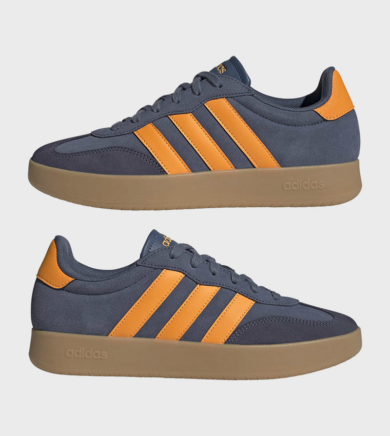 BARREDA Stripe Detail Lace-Up Sneakers