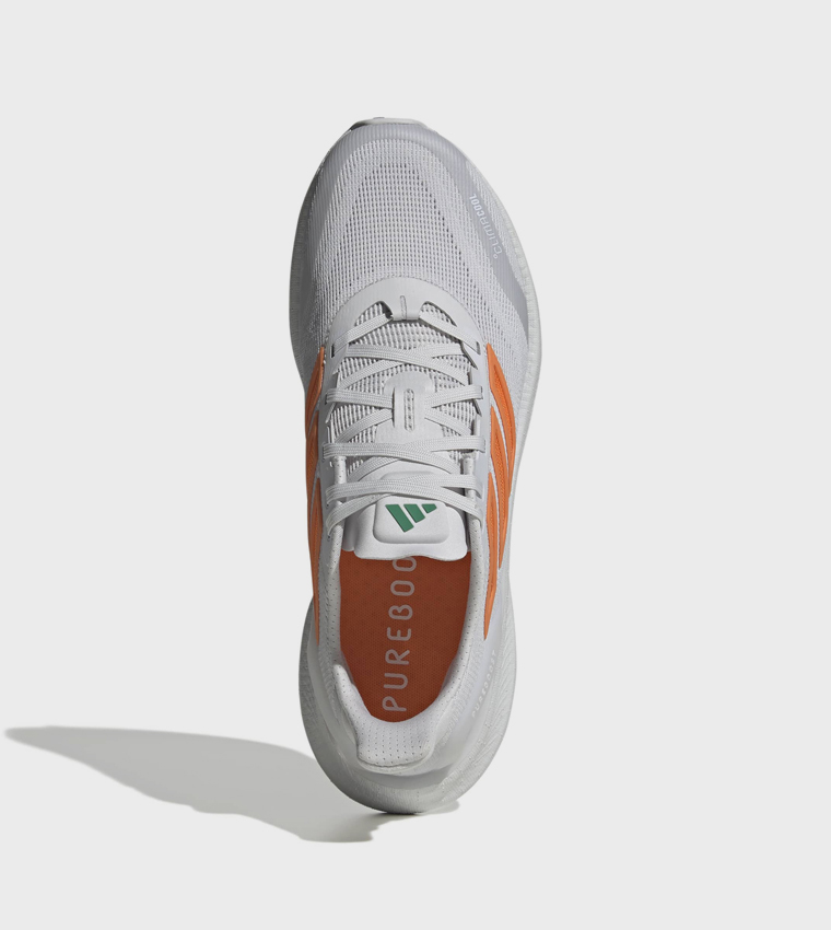 PUREBOOST 5 CLIMACOOL Stripe Detail Lace-Up Running Shoes