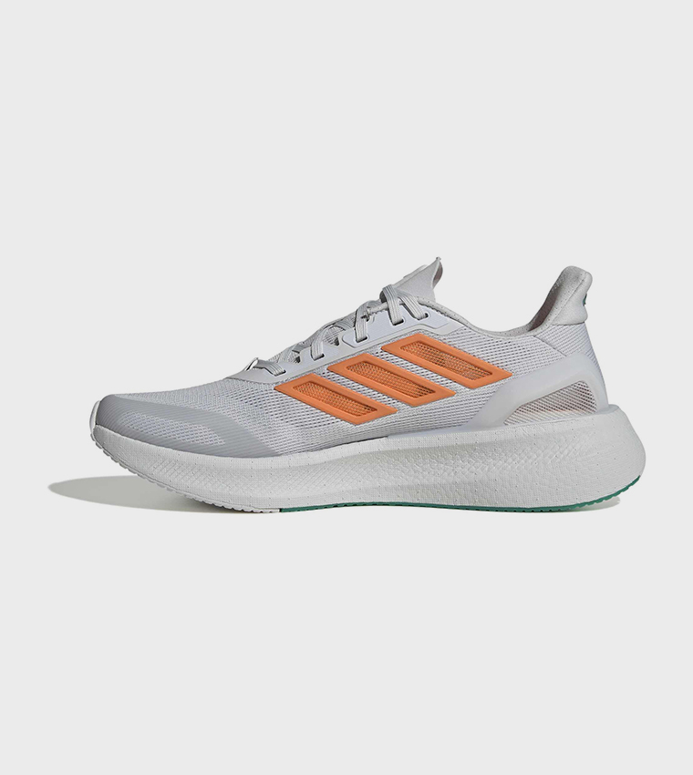 PUREBOOST 5 CLIMACOOL Stripe Detail Lace-Up Running Shoes