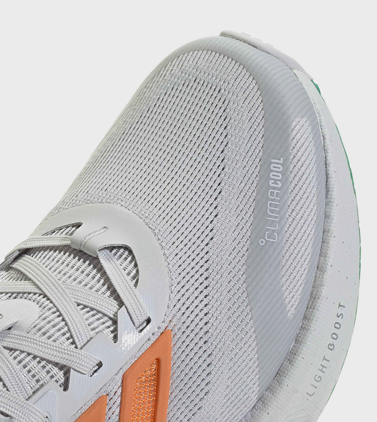 PUREBOOST 5 CLIMACOOL Stripe Detail Lace-Up Running Shoes