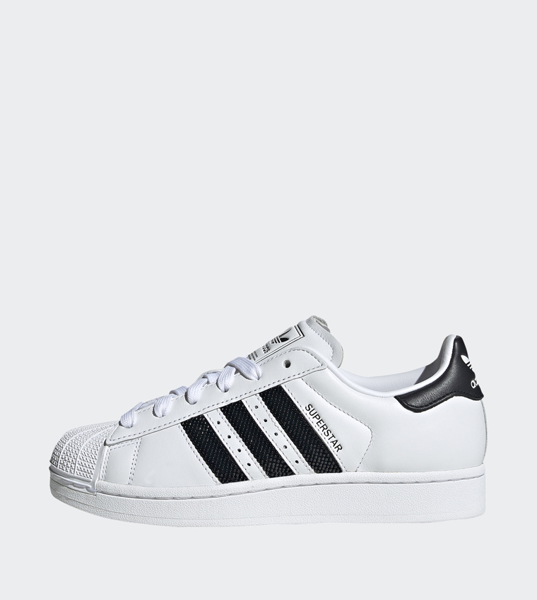 SUPERSTAR II Striped Low-Top Sneakers