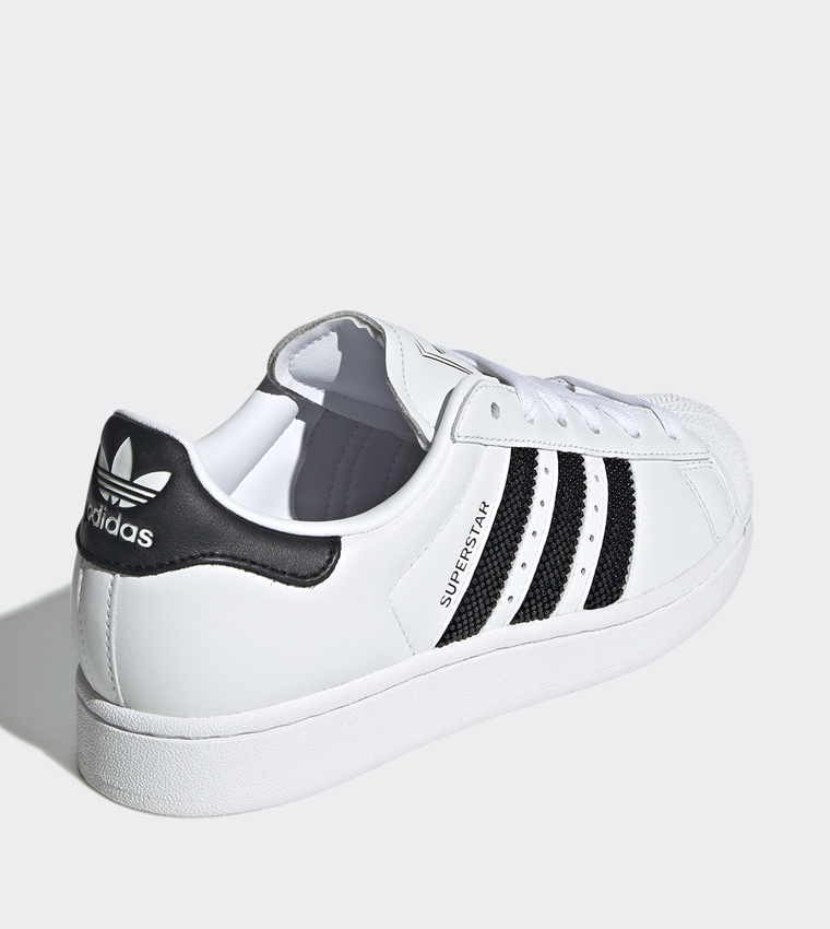SUPERSTAR II Striped Low-Top Sneakers