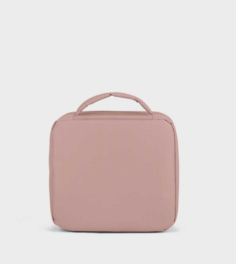 Logo Label Zippered Lunch Bag
