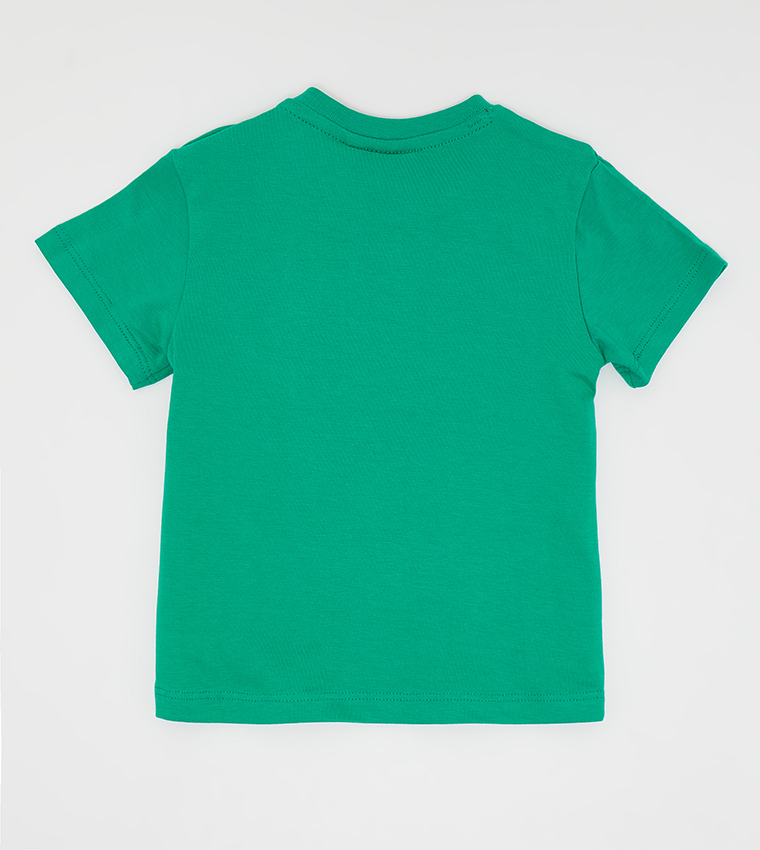 Buy R B Kids Solid Short Sleeves T Shirt In Green 6thStreet UAE