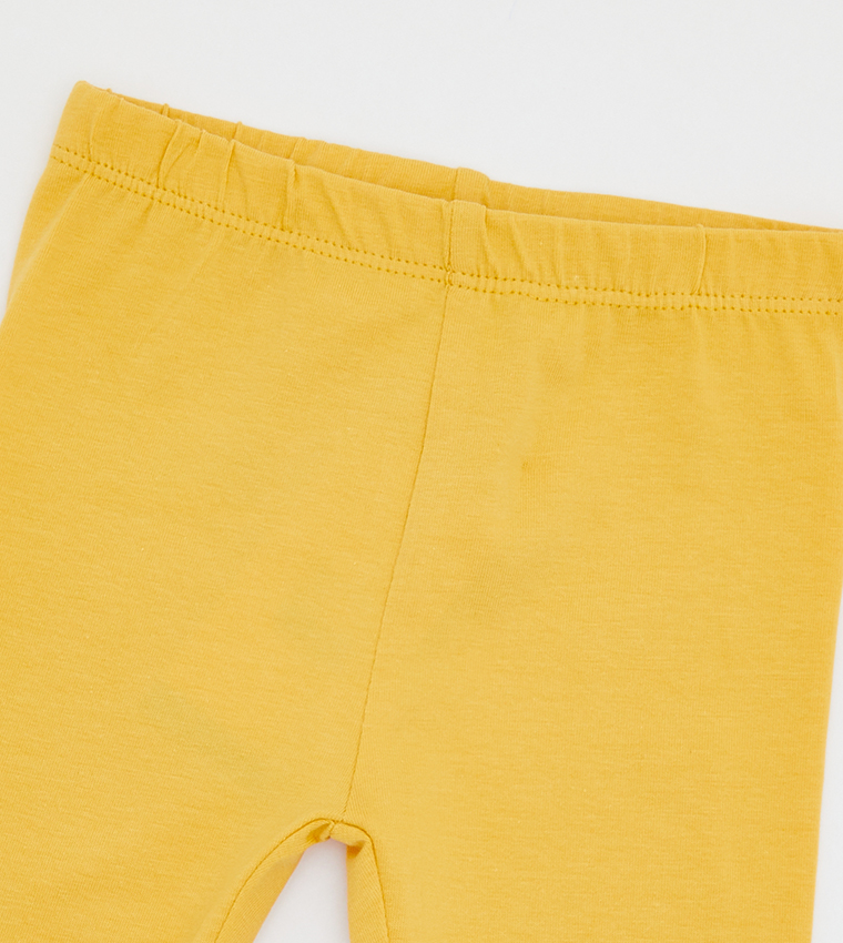 Kids yellow leggings hotsell