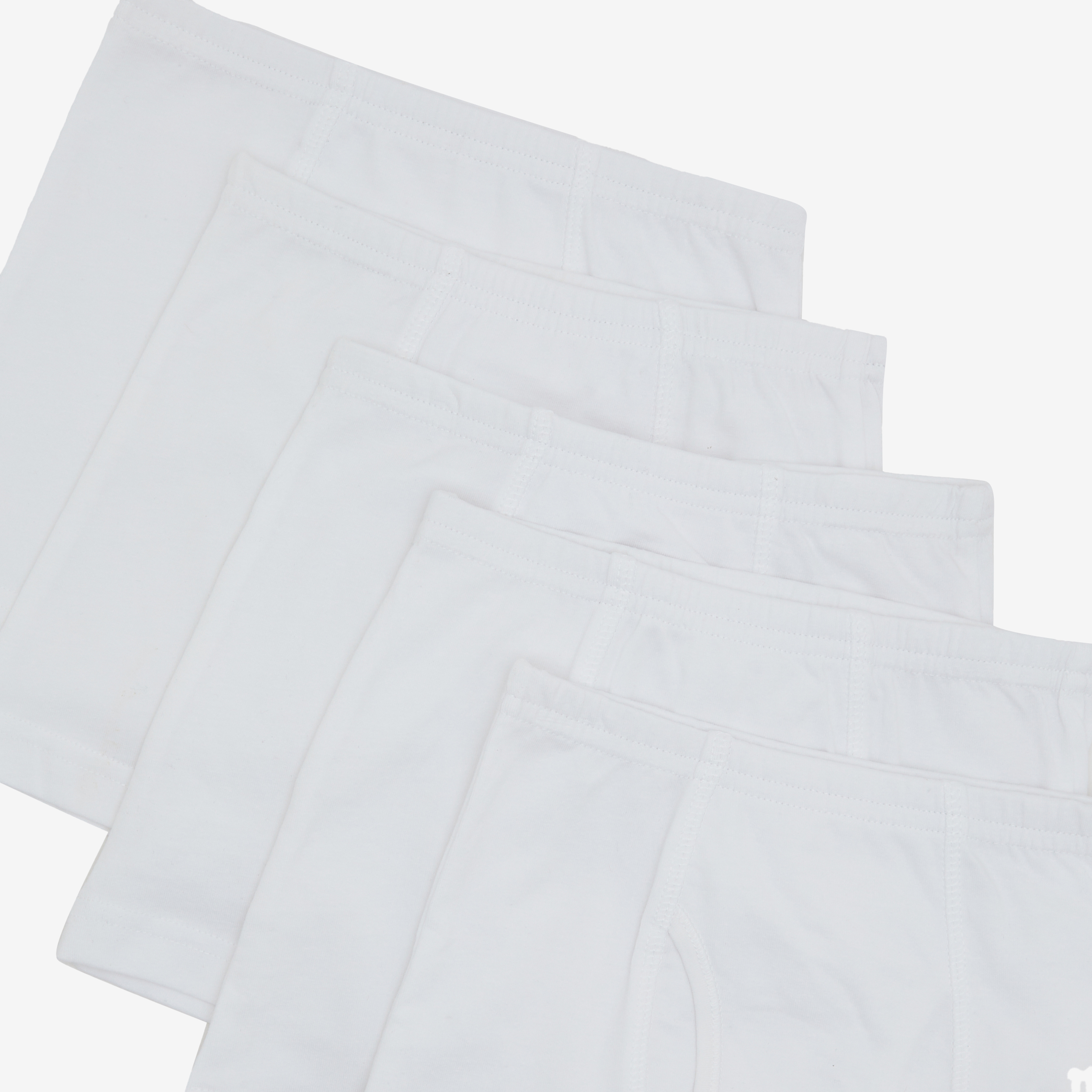 Buy R&B Kids Pack Of 5 Boy's Trunks In White