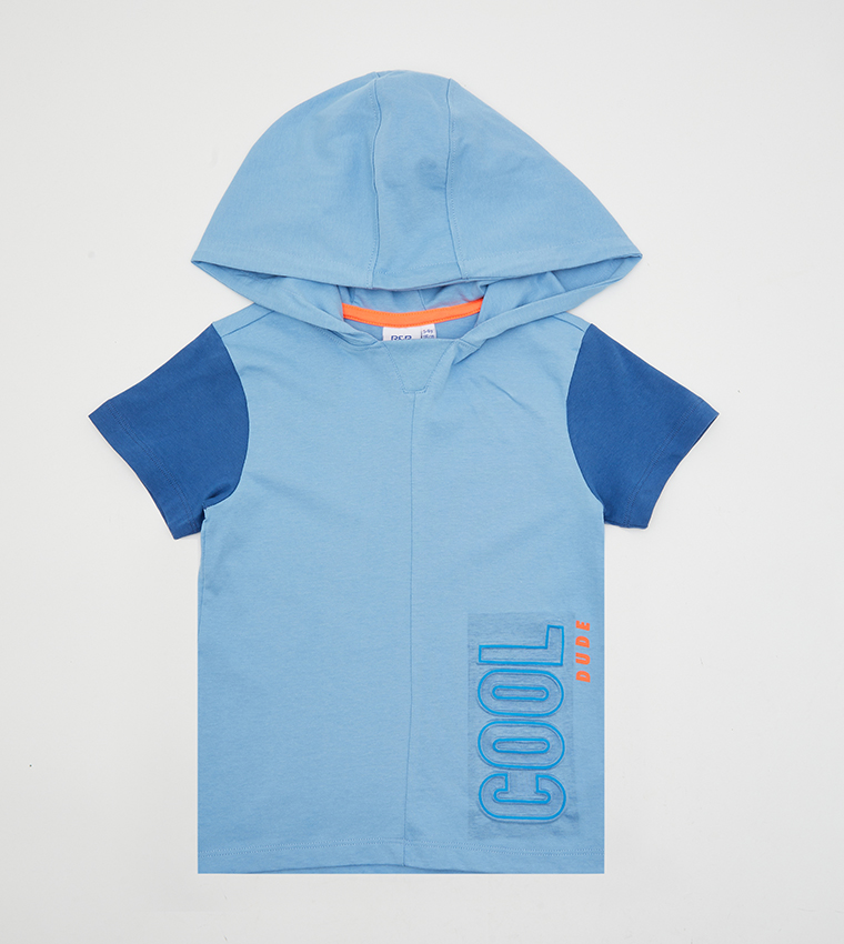 Hooded t shirt hot sale for kids