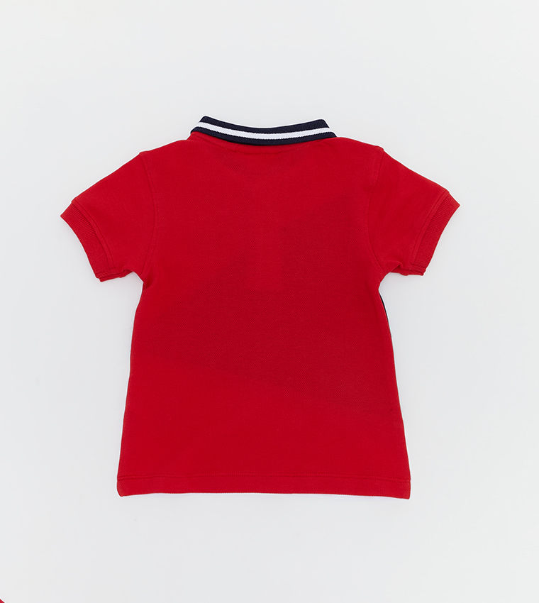 Kids red polo best sale