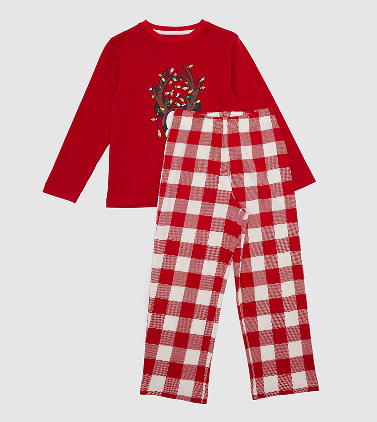 Juniors Christmas Pajamas JUNIORS CHRISTMAS PLUSH FLEECE PAJAMA