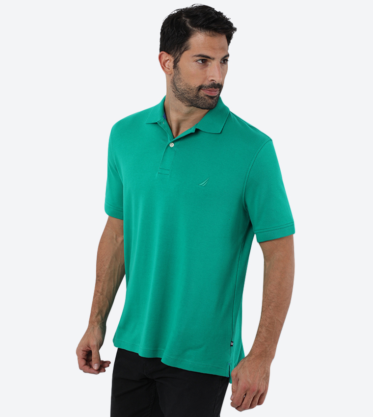 nautica green polo