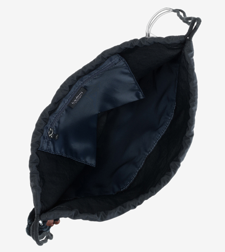 Buy Kipling Solid Drawstring Closure Backpack With Zip Pockets Black In Black 6thStreet Bahrain