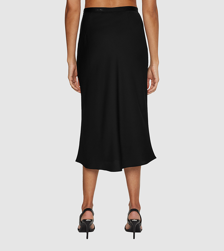Recycled Bias Cut Skirt