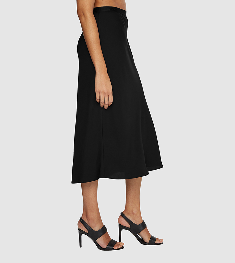 Recycled Bias Cut Skirt