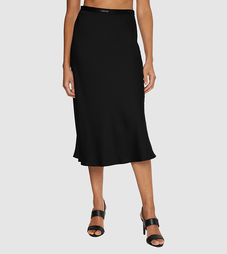 Recycled Bias Cut Skirt