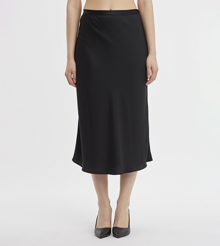 Recycled Bias Cut Skirt
