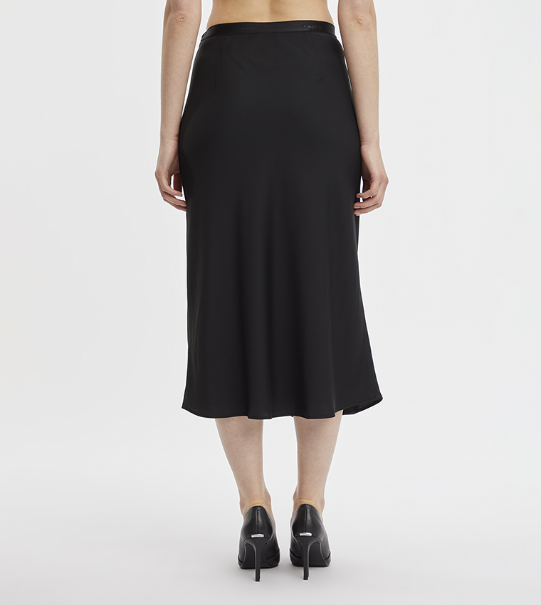 Recycled Bias Cut Skirt