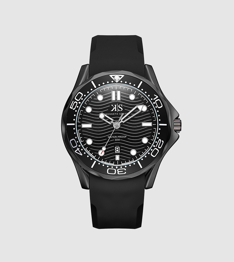 Classic Analog Black Dial Watch