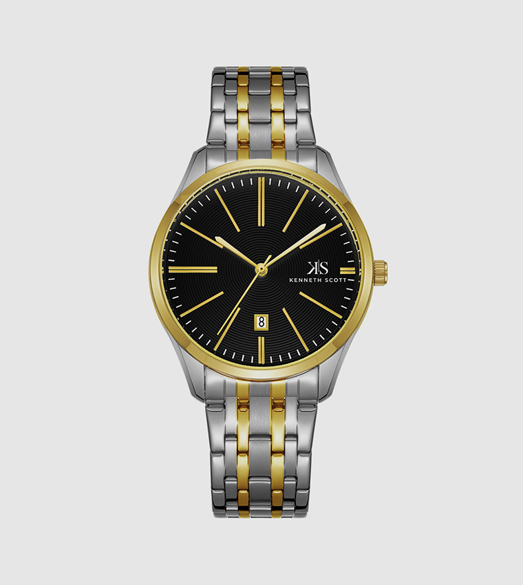 Classic Analog Black Dial Watch