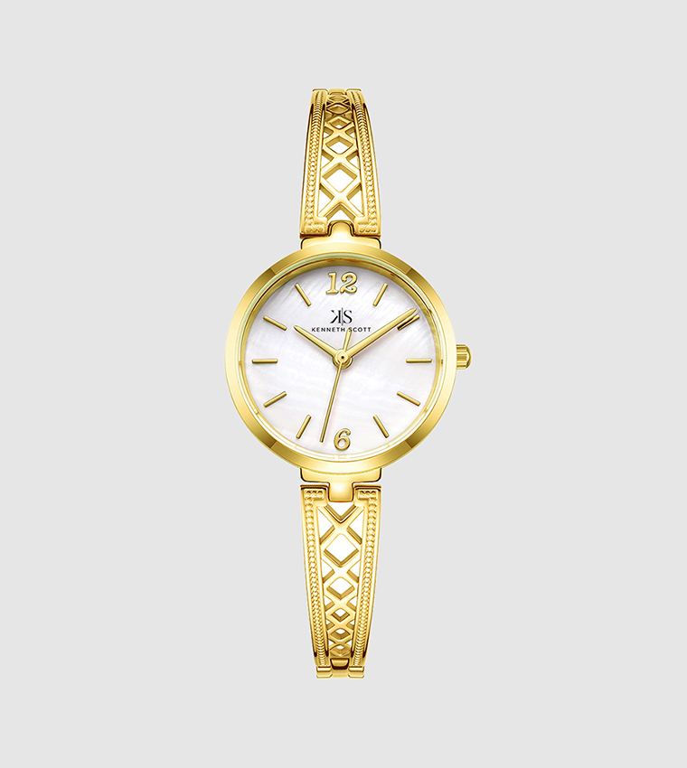 Classic Analog White Dial Watch