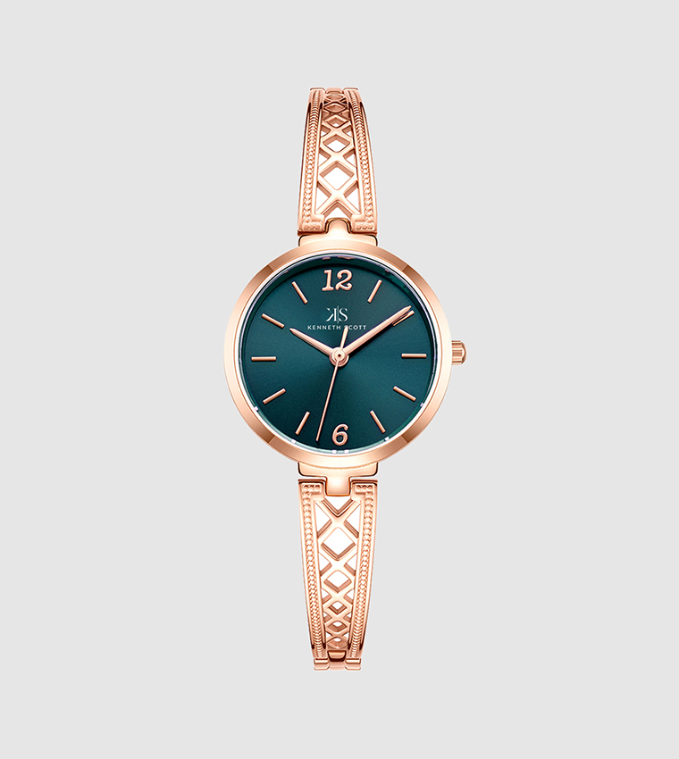 Classic Analog Blue Dial Watch