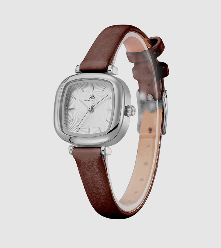 Classic Analog White Dial Watch
