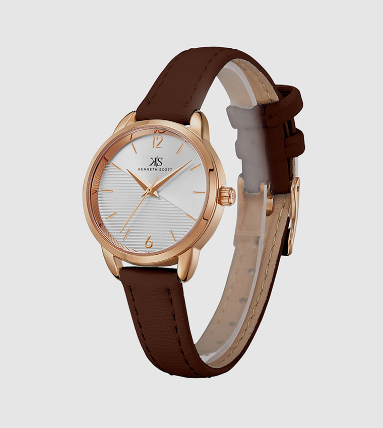 Classic Analog White Dial Watch