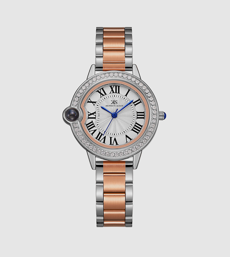 Classic Analog White Dial Watch