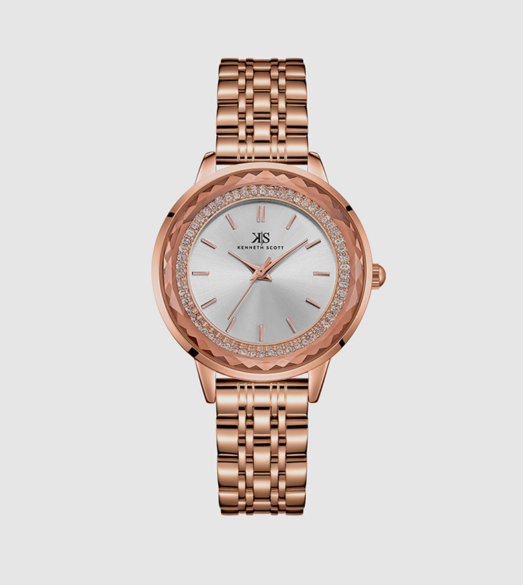 Classic Analog White Dial Watch