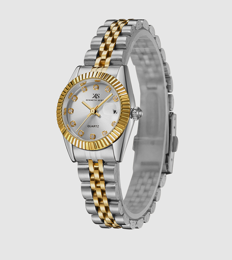 Classic Analog White Dial Watch