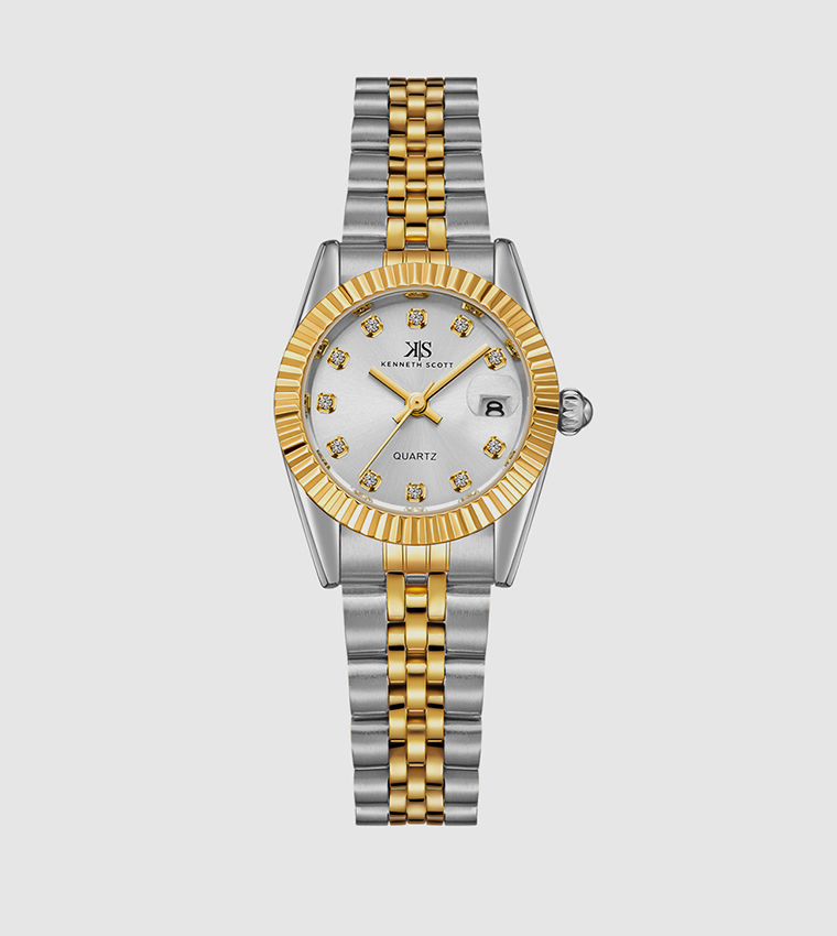 Classic Analog White Dial Watch