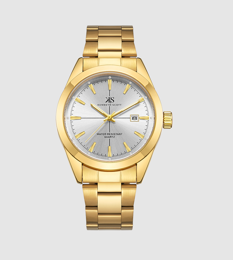 White Dial Analog Watch