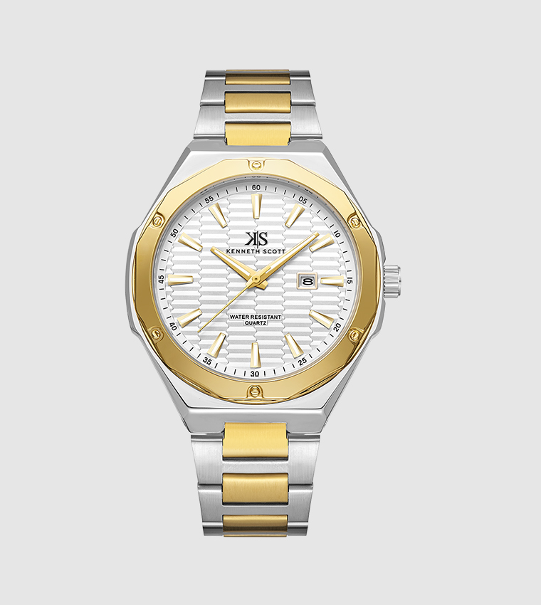 White Dial Analog Watch