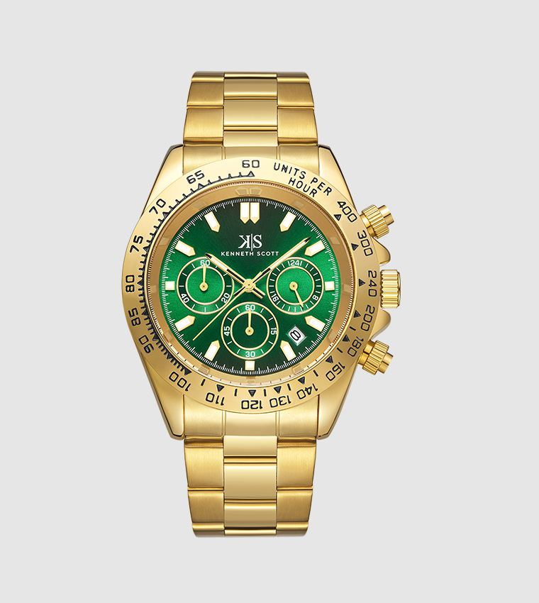 Watch green deals dial