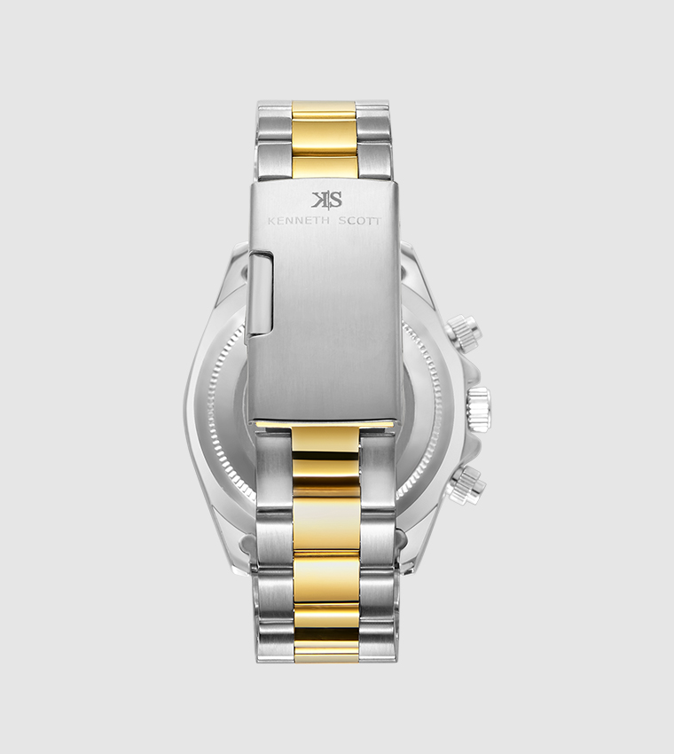 Silver Dial Multifunctional Watch