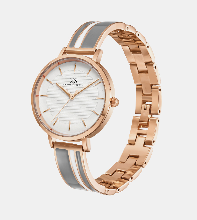 Grey Dial Analog Watch