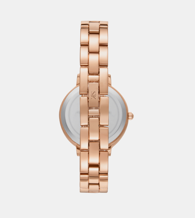 Grey Dial Analog Watch