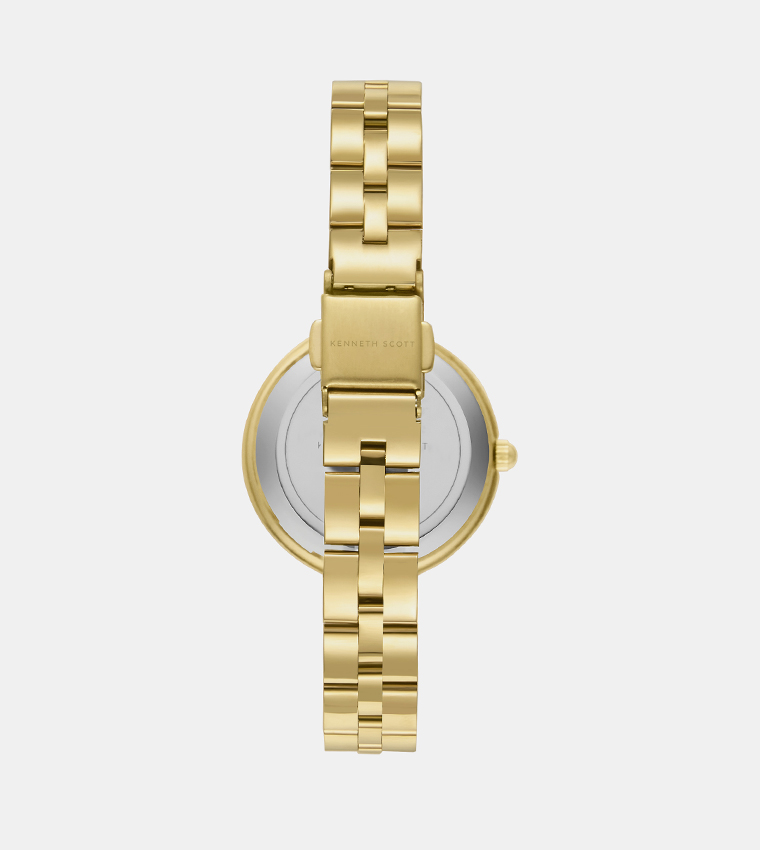 Embellished Navy Blue Dial Analog Watch